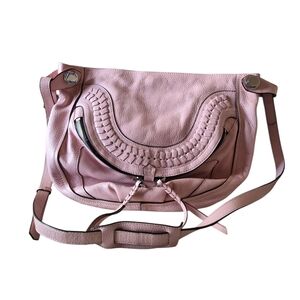 Pink Leather Women's Bag